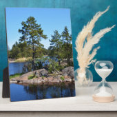 Schwedische Landkarte Fotoplatte (Seite)