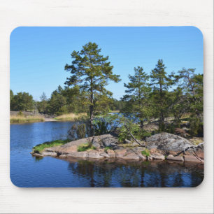 Schwedische Landkarte Mousepad