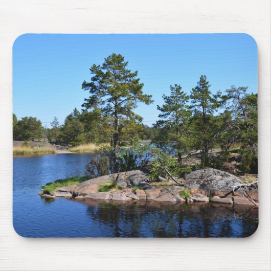 Schwedische Landkarte Mousepad (Vorne)