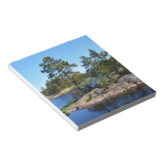 Schwedische Landkarte Notizblock (angewinkelt)