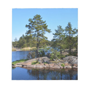 Schwedische Landkarte Notizblock