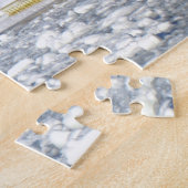 Schwedische Landschaft im Winter mit Schnee - gefr Puzzle (Seite)