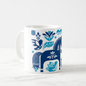 Schwedische Marine und Blue Dala Tasse (Vorderseite Links)