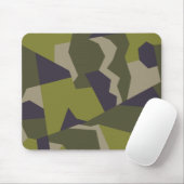 Schwedische Mausunterlage der Camouflage-M90 Mousepad (Mit Mouse)