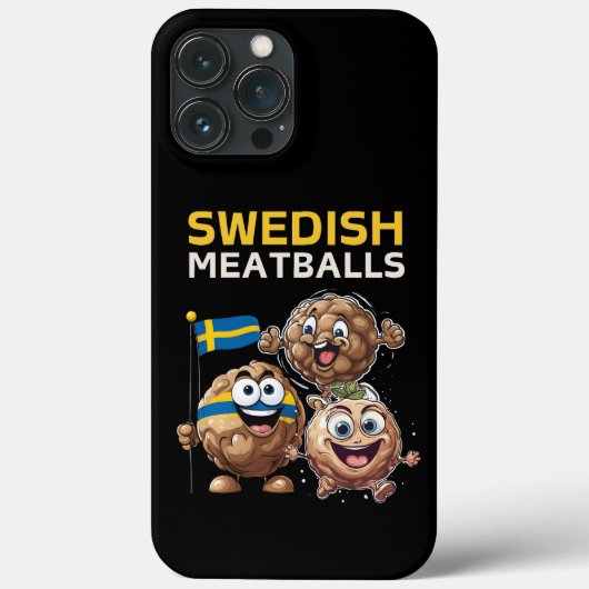 Schwedische Meatballs Case-Mate iPhone Hülle (Rückseite)