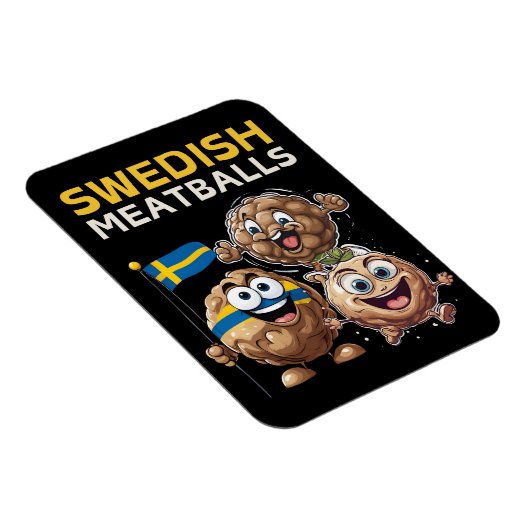 Schwedische Meatballs Magnet (Rechte Seite)