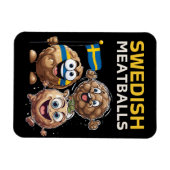 Schwedische Meatballs Magnet (Horizontal)