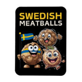 Schwedische Meatballs Magnet (Vertikal)