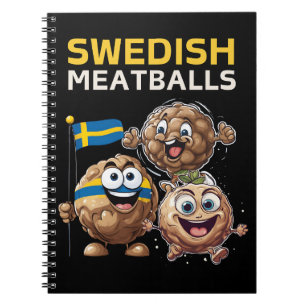 Schwedische Meatballs Notizblock