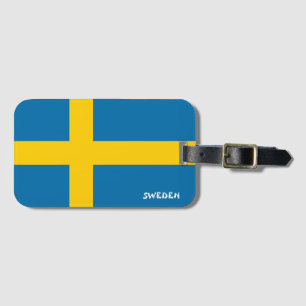 Schwedische Nationalflagge Patriotisch Gepäckanhänger