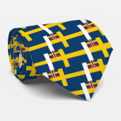 Schwedische norwegische Gewerkschaft, Schweden Krawatte (Gerollt)