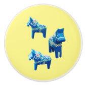 Schwedische Pferde Keramik Keramikknauf (Vorderseite)