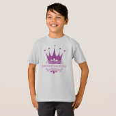 Schwedische Prinzessin Hübsch in Pink Little Girl T-Shirt (Vorne ganz)