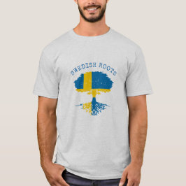 Schwedische Roots-Flagge T-Shirt