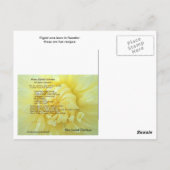 Schwedische Rusks Rezept Postkarte (Rückseite)