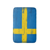 Schwedische Schmutz-Flagge Badematte (Vorderseite Vertikal)