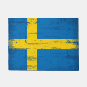 Schwedische Schmutz-Flagge Fußmatte