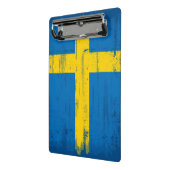 Schwedische Schmutz-Flagge Mini Klemmbrett (Gewinkelt2)