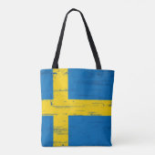 Schwedische Schmutz-Flagge Tasche (Rückseite)