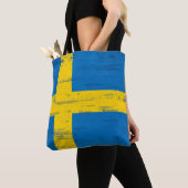 Schwedische Schmutz-Flagge Tasche (Von Nahem)