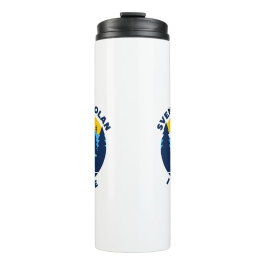 Schwedische Schule in Seattle Thermal Tumbler Thermosbecher (Vorderseite)