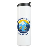 Schwedische Schule in Seattle Thermal Tumbler Thermosbecher (Nach links gedreht)