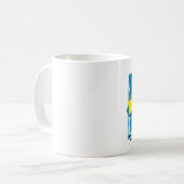 Schwedische SFX Flagge Kaffeetasse (Vorderseite Links)