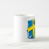 Schwedische SFX Flagge Kaffeetasse (Mittel)