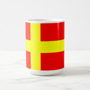 Schwedische sprechende ethnische Flagge Kaffeetasse