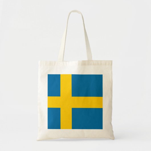 Schwedische Staatsflagge TOTE BAG Tragetasche (Vorne)