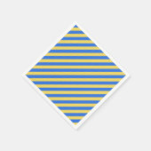 Schwedische Streifen in blau und gelb Serviette (Ecke)