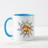 Schwedische Sunburst-Tasse Tasse (Links)