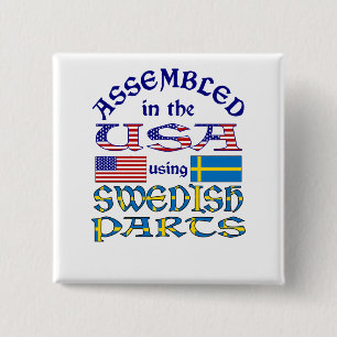 Schwedische Teile Button