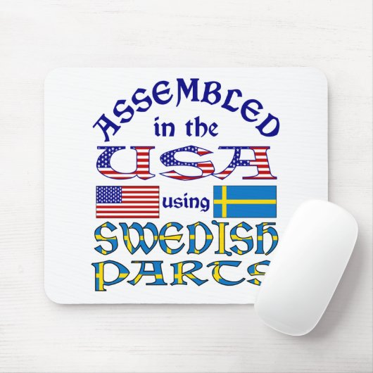 Schwedische Teile Mousepad (Mit Mouse)