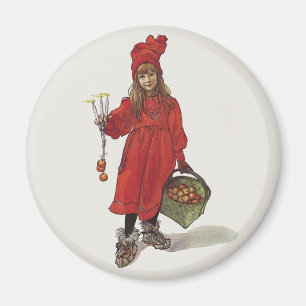 Schwedische Tochter Brita Carl Larssons als Iduna Magnet