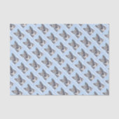 Schwedische Vallhund-Malerei - Niedliche Original Seidenpapier (Vorderseite)