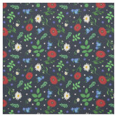 Schwedische VolksBlumen - Blumenmuster Stoff (Muster)