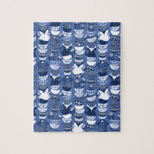 Schwedische Volkskatzen I Puzzle (Vertikal)