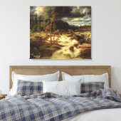 Schwedische Wasserfalllandschaft (von Marcus Larso Leinwanddruck (Insitu (Schlafzimmer))