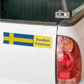 Schwedischer Amerikaner Autoaufkleber (Auf Lkw)