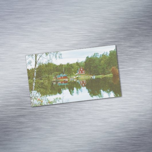 Schwedischer Archipel Magnetische Visitenkarte (Beispiel)