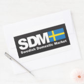 Schwedischer Binnenmarktaufkleber Rechteckiger Aufkleber (Umschlag)