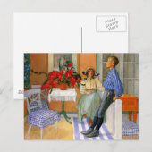 Schwedischer Bruder und Schwester 1911 Postkarte (Vorne/Hinten)