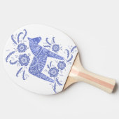 Schwedischer Dala Horse Indigo Tischtennis Schläger (Seitenansicht)