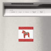Schwedischer Dala Horse Skandinavien Magnet (In Situ (Geschirrspüler))