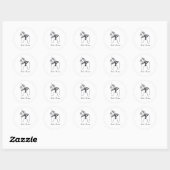 Schwedischer Dala Horse Sticker (Blatt)
