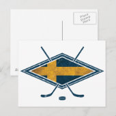 Schwedischer Eishockey Postkarte (Vorne/Hinten)