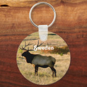 Schwedischer Elch Schlüsselanhänger (Vorderseite)