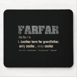 Schwedischer Farfar Lustige Definition Opa-Geschen Mousepad