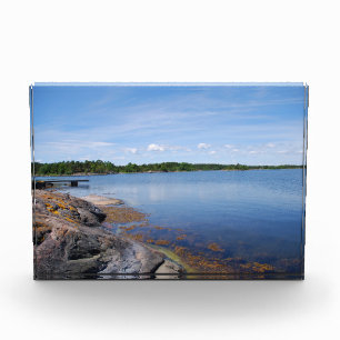 Schwedischer Fjord Fotoblock